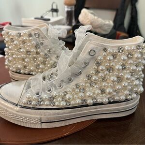 Bridal High Top Sneakers